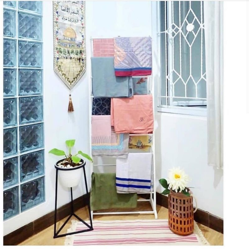 Rak jilbab besar serbaguna gantungan jilbab hanger jilbab hijab mukenah  pekanbaru bisa jadi rak sep