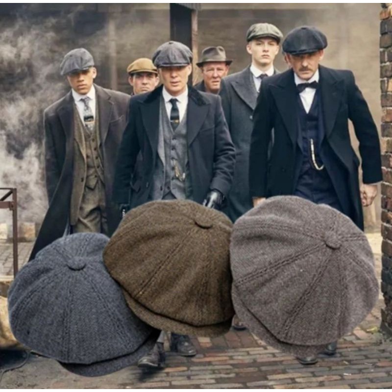 Topi Vintage Peaky Blinders Topi Newsboy