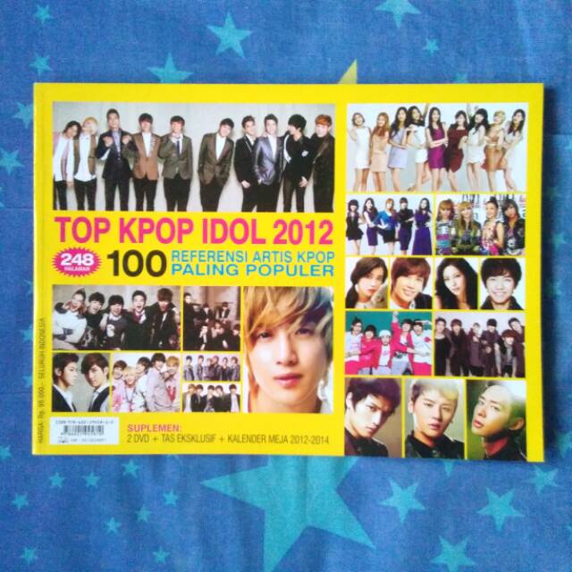 Majalah Top Kpop Idol 2012 Cover Super Junior, SNSD, Shinee, Kara, Bigbang, JYJ, TVXQ, CNBLUE, 2NE1,