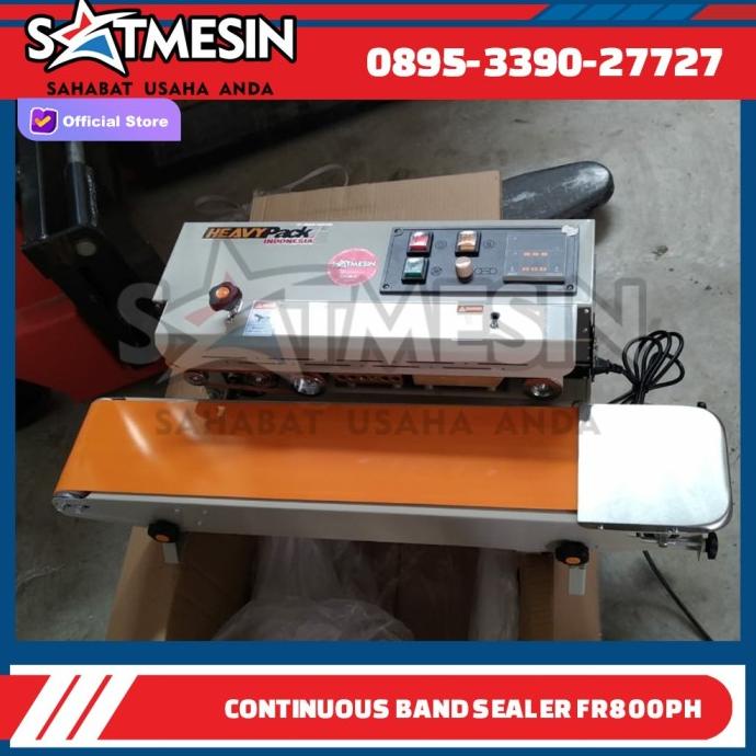 Mesin Penyegel Plastik Fr 800Ph Continuous Band Sealer Fr800