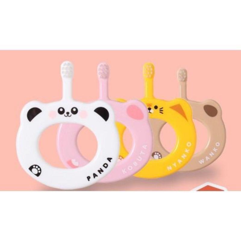 SIKAT GIGI CUTE Pegangan BULAT BABY TOOTHBRUSH / Brush Teeth Bayi Anak