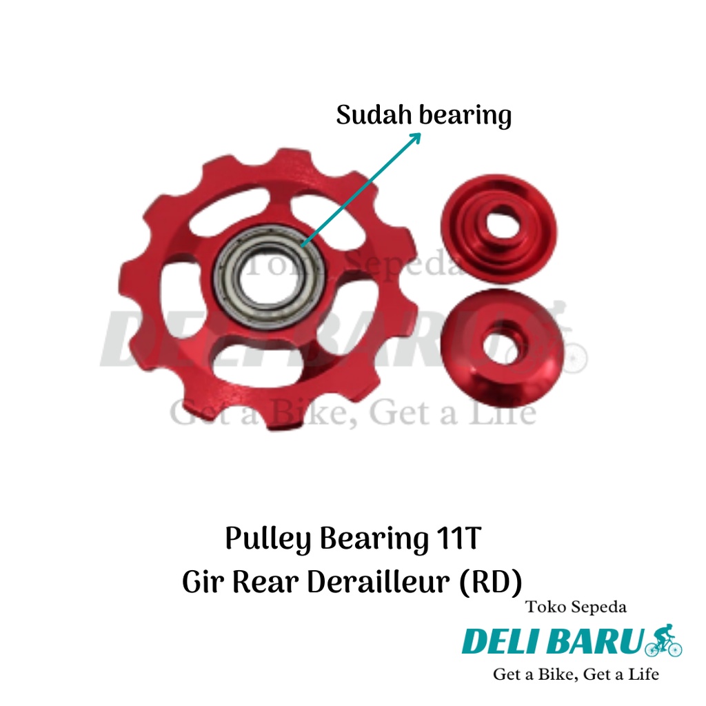 Pulley bearing sepeda MTB 11T alloy