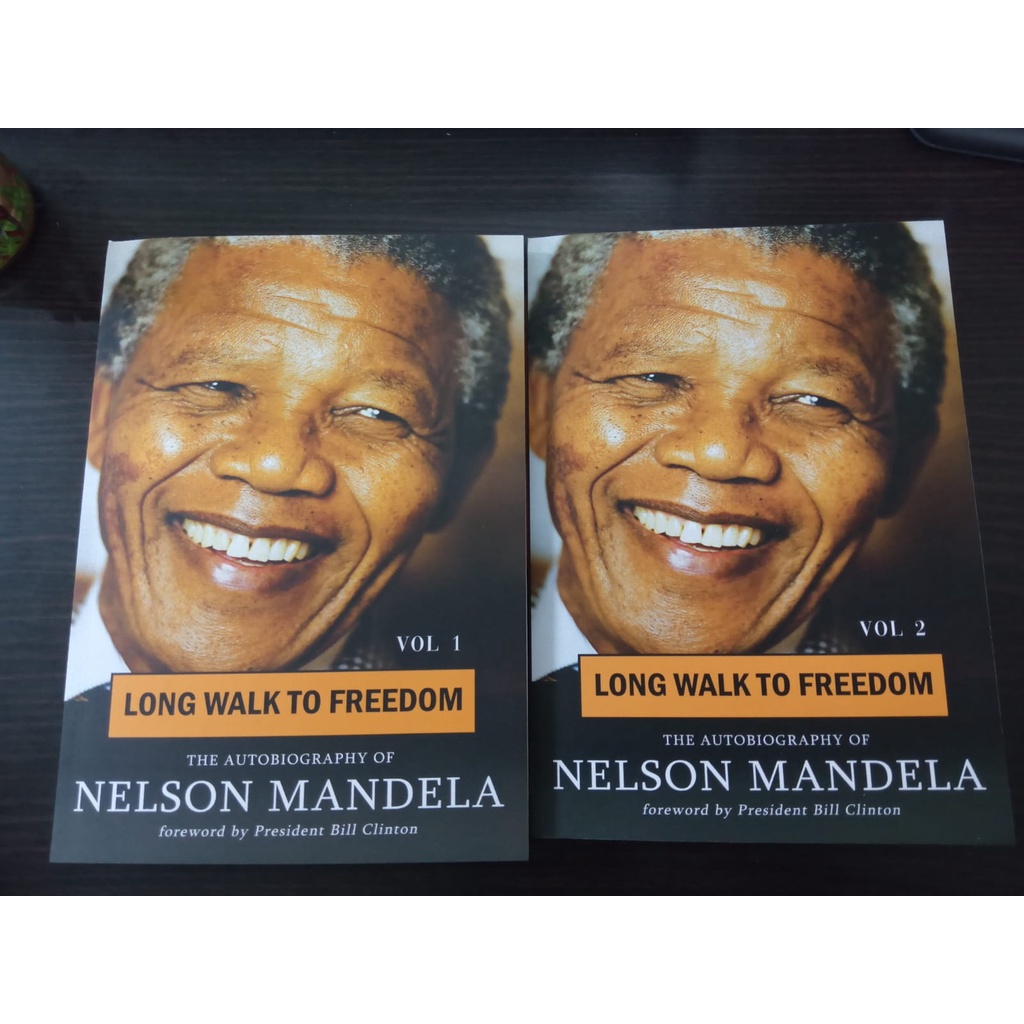Long Walk to Freedom: The Autobiography of Nelson Mandela by Nelson Mandela (Softcover: Vol 1 - 2 Bo