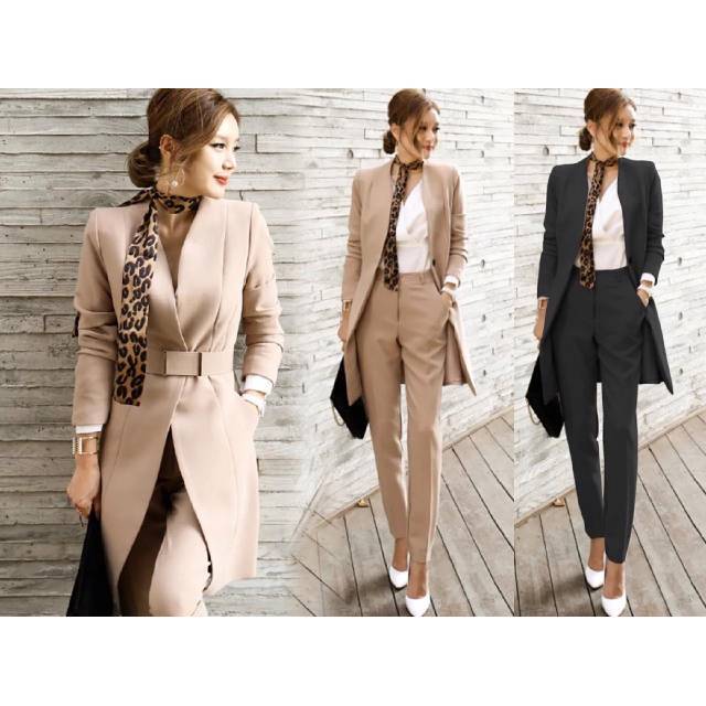 138 SET JANALYN 4in1/setelan blazer/setelan kantor wanita/setelan wanita/setelan hijab/setelan kulot