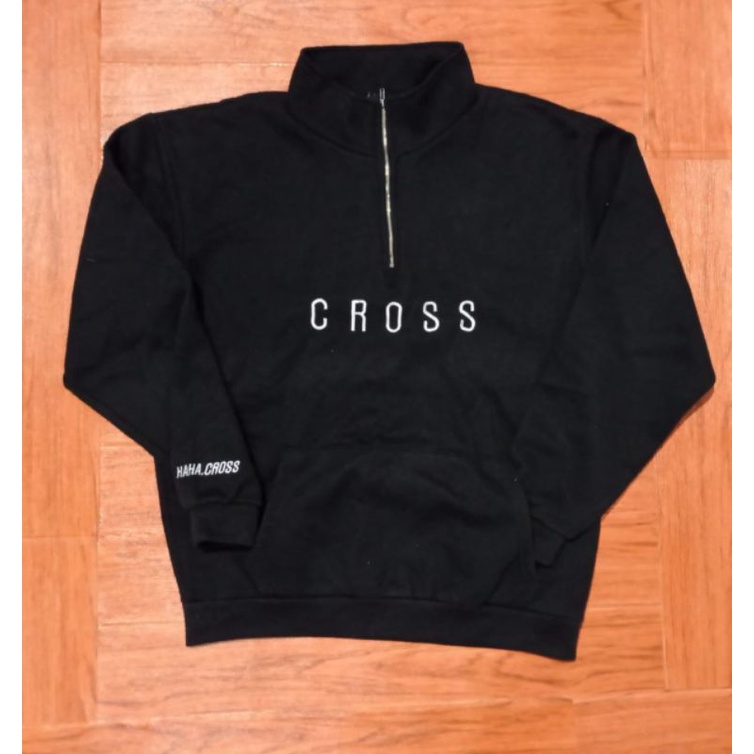 HAHA CROSS crewneck & zip hoodie ck