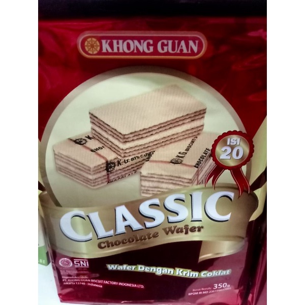 

Khong Guan wafer classic 350gr