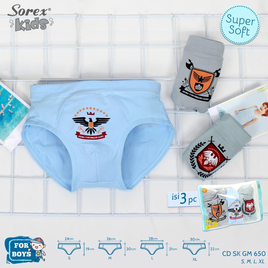 SOREX KIDS BOY SK TM 904 TM 908 TX 957 - CD CELANA DALAM BOXER ANAK COWOK LAKI LAKI