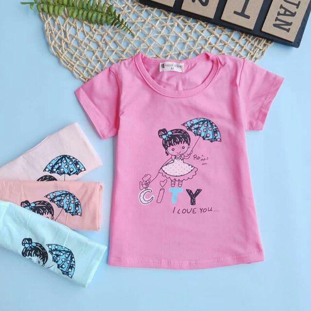 Paket 4 pcs Baju Anak Perempuan Import Usia 6 Bulan - 3 Tahun | 4pcs 100ribu Kaos Anak Cewek Murah