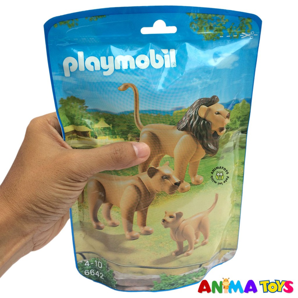 Action Figure Hewan Singa | Lion Family Playmobil 6642 Animatoys