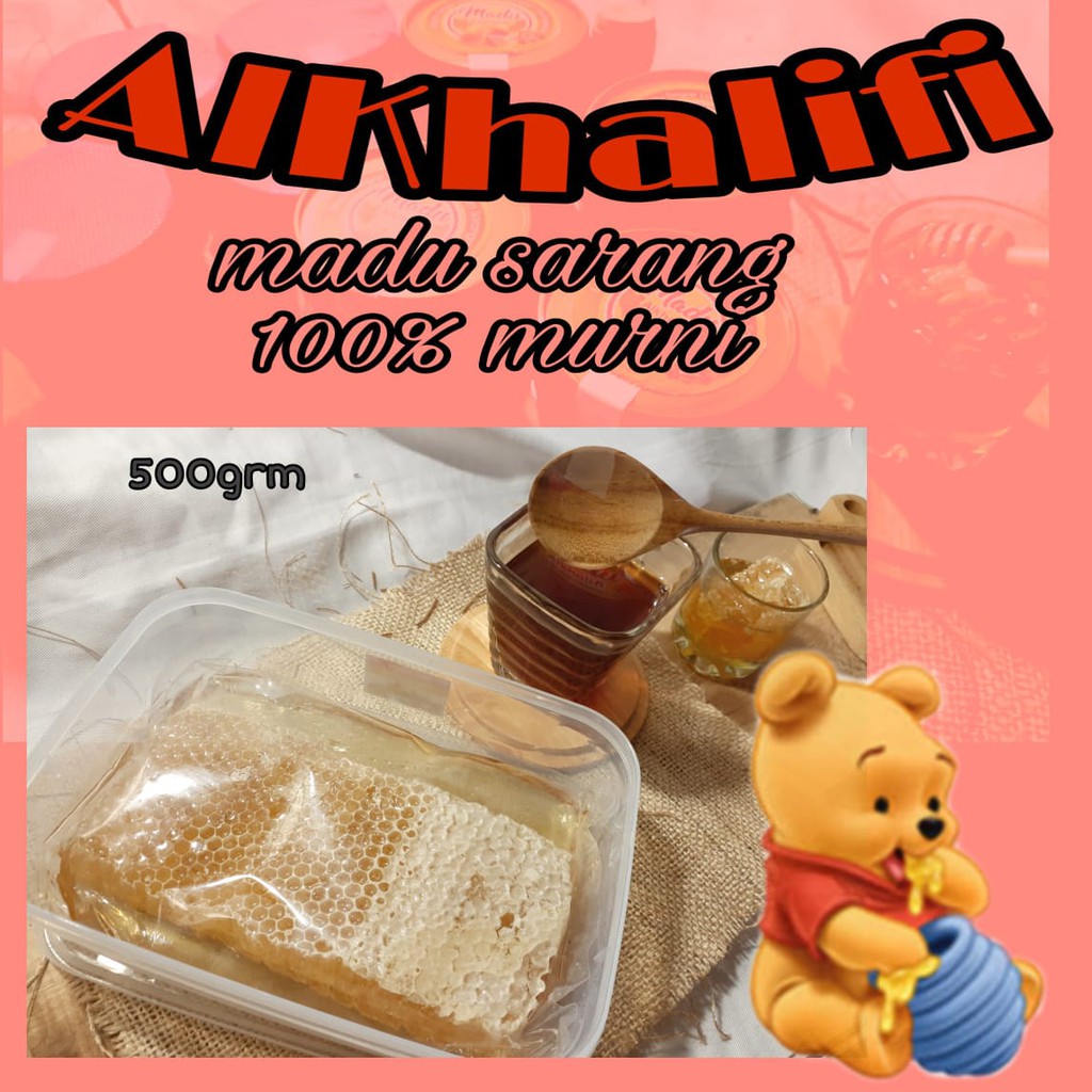 

Sarang Lebah Madu Siap Konsumsi 500grm