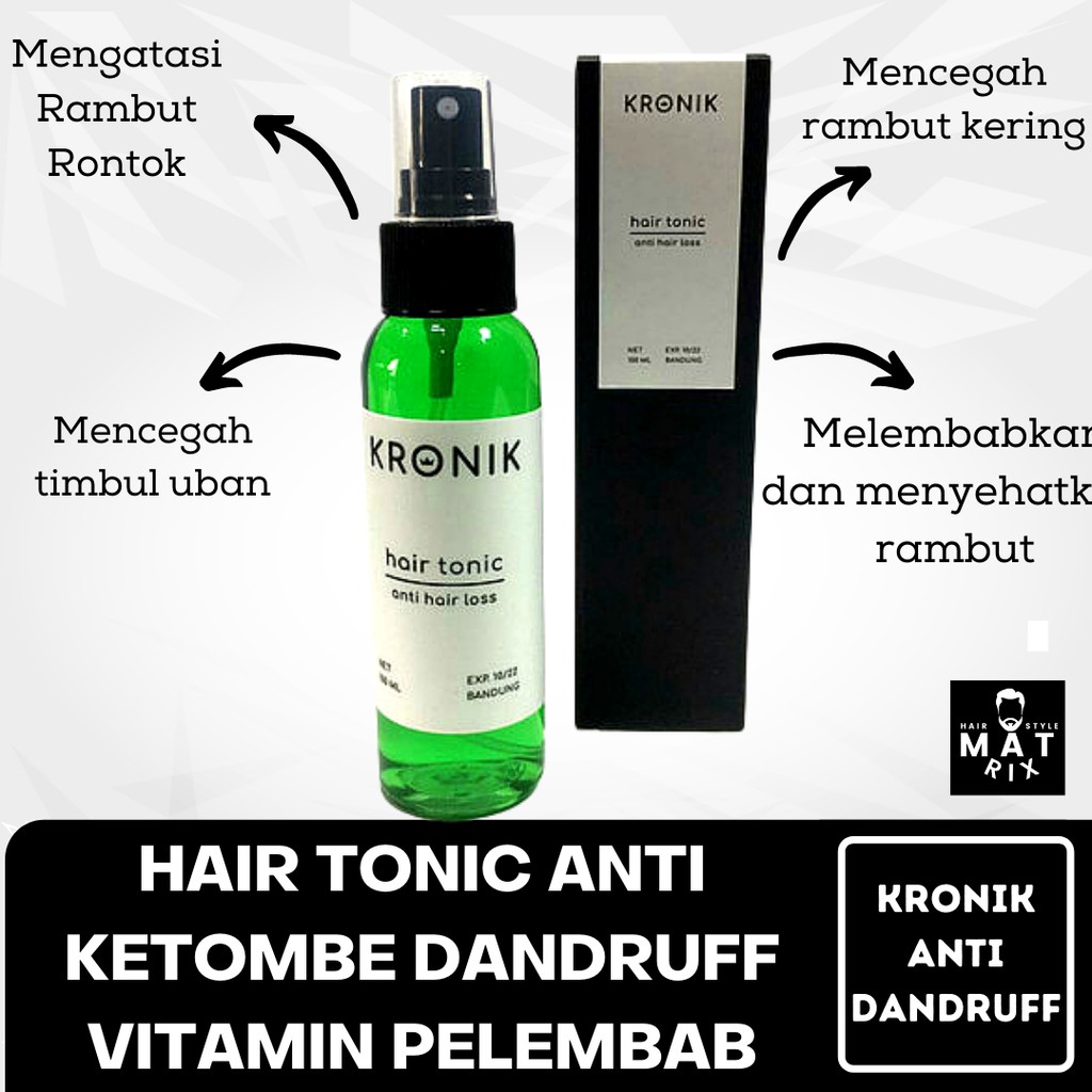 HAIR TONIC PRIA ANTI RONTOK VITAMIN PELEMBAB RAMBUT KERING PERAWATAN RAMBUT HAIR TREATMENT
