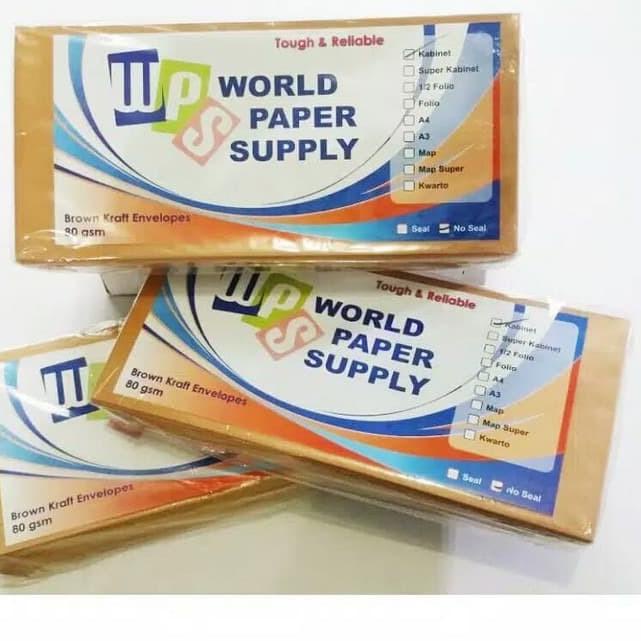 

✦ Amplop Coklat Ukuran Kabinet WPS ( 11 x 24 cm ) ♜
