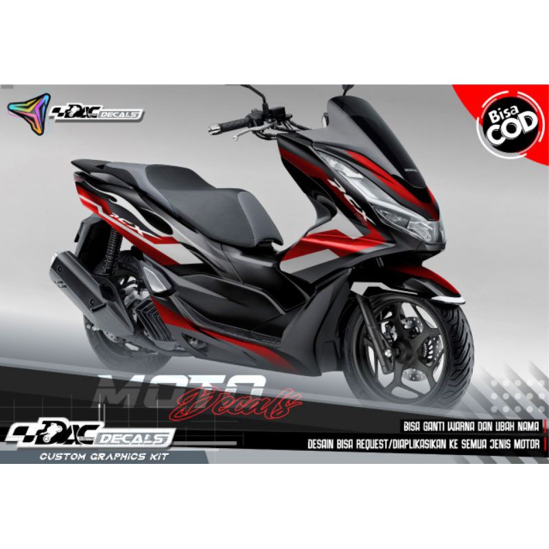 DECAL NEW PCX 160CC FULL BODY GRAFIS VARIAN VARIASI WARNA 851