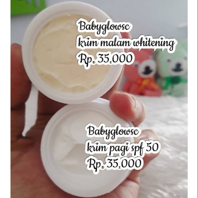 Krim malam & krim pagi babyglowsc