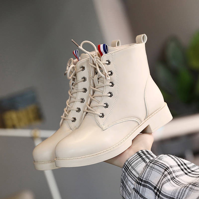 New Platform Kasut Boots Wanita Korean Dr Martens Boots Flat  Shoes Suarez