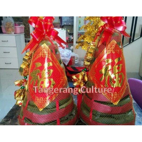 

Kue Keranjang Susun 5 + Hiasan Imlek - Homemade Tangerang - Dgn Shoplesti