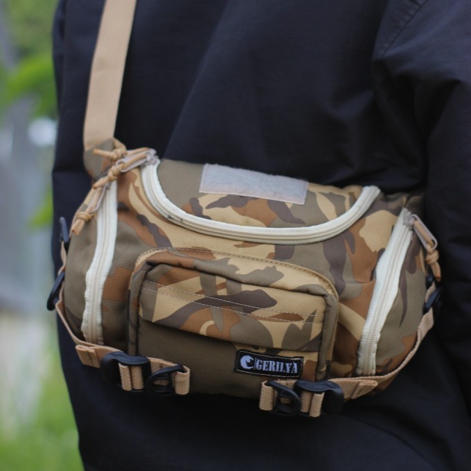 Tas Selempang Pria / Tas selempang army / Waistbag army / tas selempang tactical Gerilya Jatayu