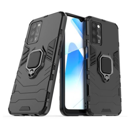 OPPO A16 4G/A74 5G/A93 5G/Find X2 Pro - Luxury Hard Case I-ring Kickstand LCO