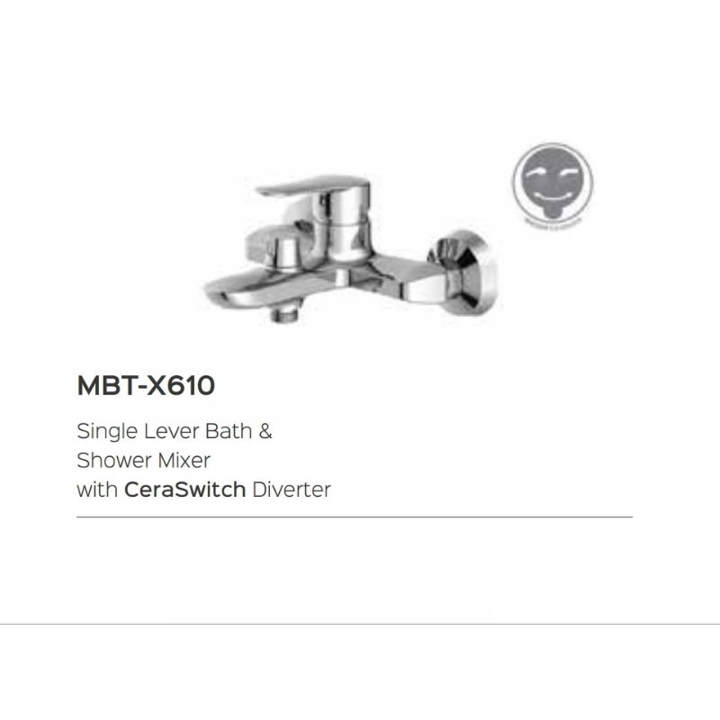 Kran Mixer Bathtub Shower Wasser MBT-X610 / Kran Panas Dingin Bathub Wasser Kuningan