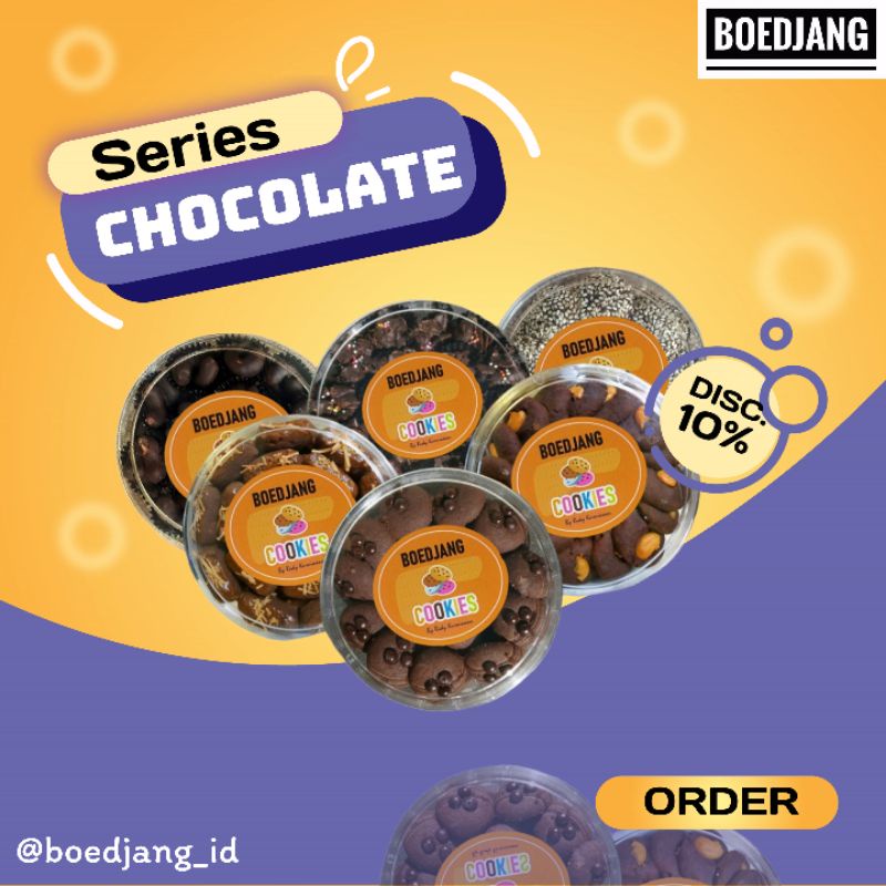 

paket cookies series coklat - cookies coklat