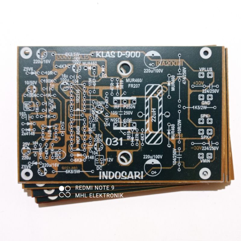 PCB Power Amplifier Class D-900 Tipe 031