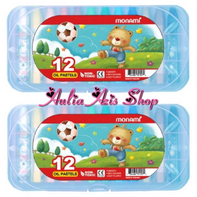 

MONAMI 12 oil pastels