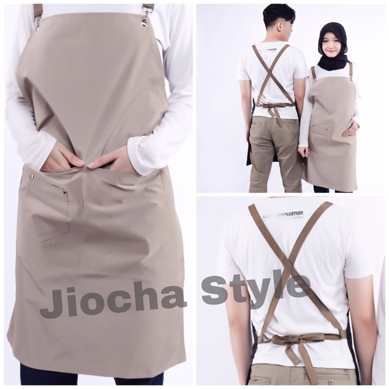 APRON/CELEMEK barista babershop koki  serbaguna BAHAN PREMIUM