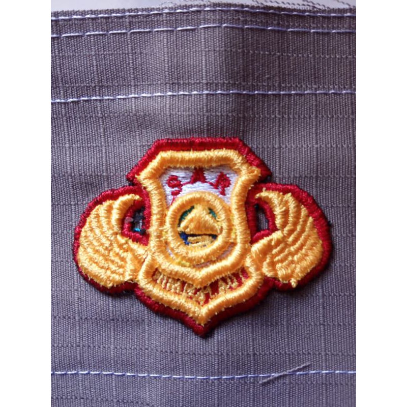 ATRIBUT PDL POLRI BORDIR TIMBUL 3D WING SAR | WING RIMBA LAUT