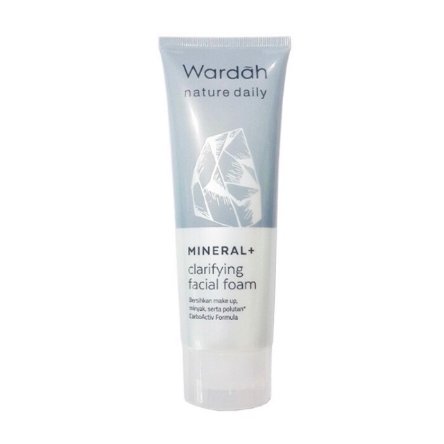 [ Kecil ] Wardah Mineral + Clarifying Facial Foam 60ml