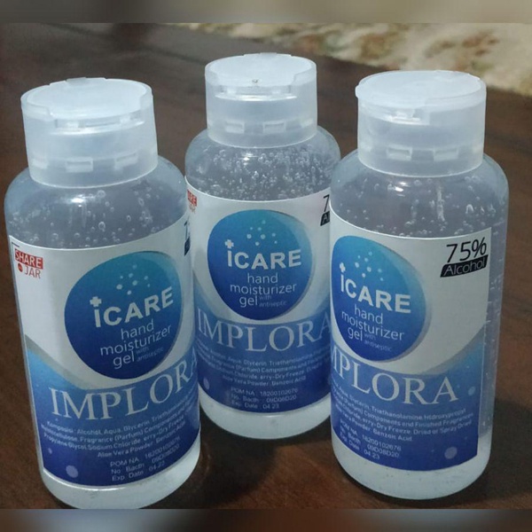 [60ML | 100ML] [BPOM] Implora Icare Hand sanitizer gel 100ml &amp; 60ml_Cerianti