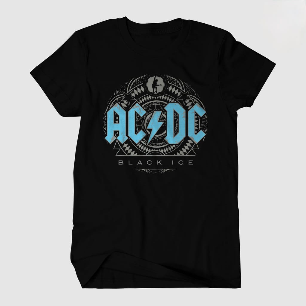 INDOSAN-BAJU KAOS DISTRO ACDC-KAOS DISTRO KLASIK KEREN-REAL PICT-BISA COD