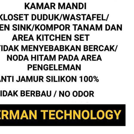 

✬ Lem Silicone Anti r Sanitary&Bathroom Sealant 100%Neutral Silicone - WHITE ◊