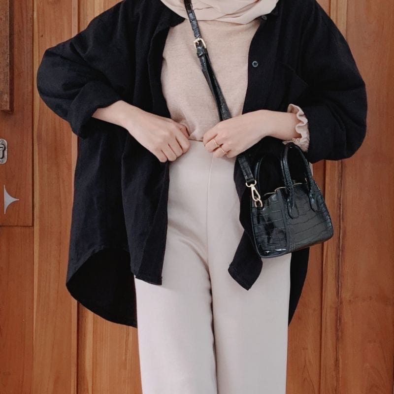 Kemeja Linen oversized-Olivia shirt