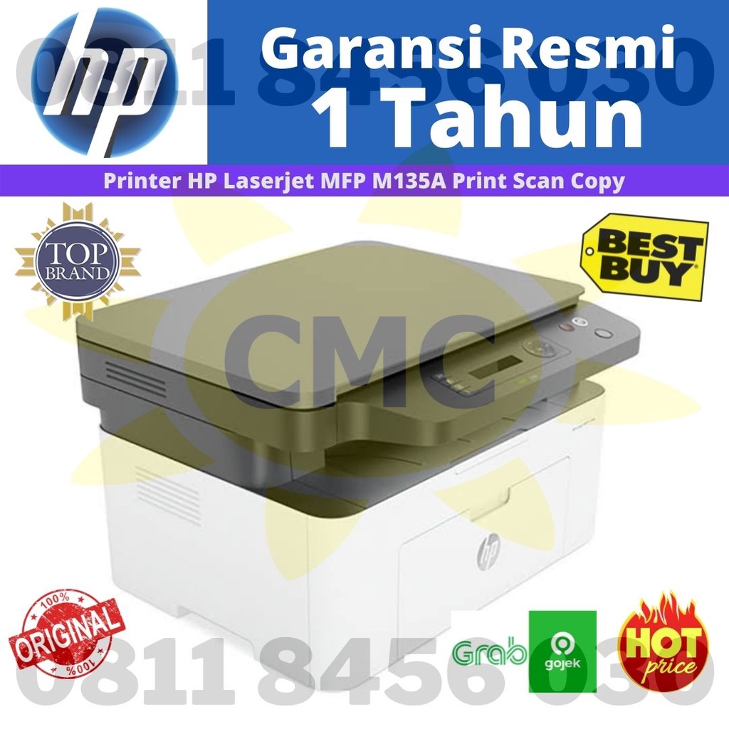 Printer HP Laserjet MFP M135A M 135A Print Scan Copy Resmi