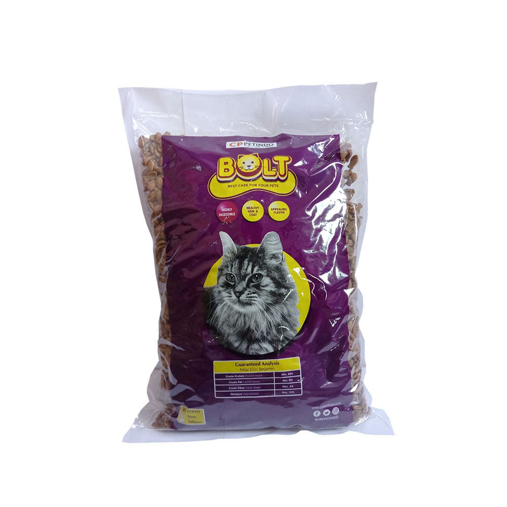 PH.Medan Bolt Tuna Repack Makanan Kucing Kering 1kg