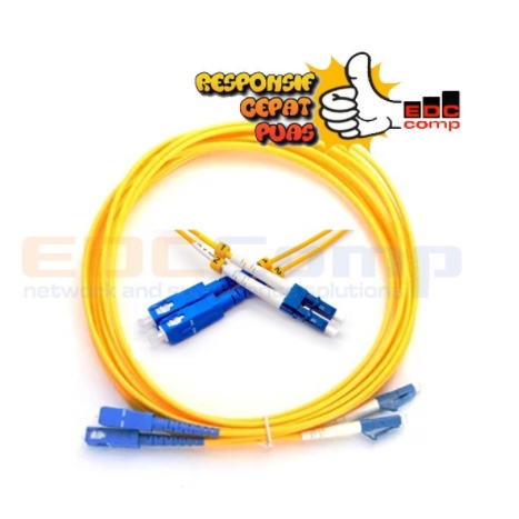 Patch Cord Fiber Optic SC/UPC-LC/UPC Single Mode 1M Duplex