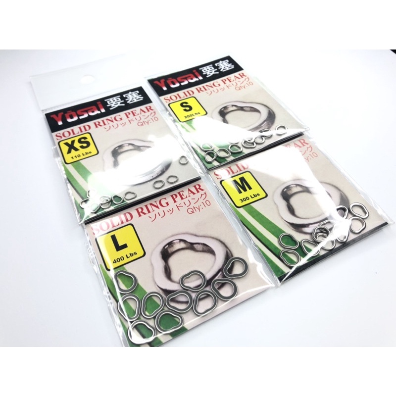 Solid Ring Pear Untuk Asisst Hook Metal Jig Jigging Kail Pancing