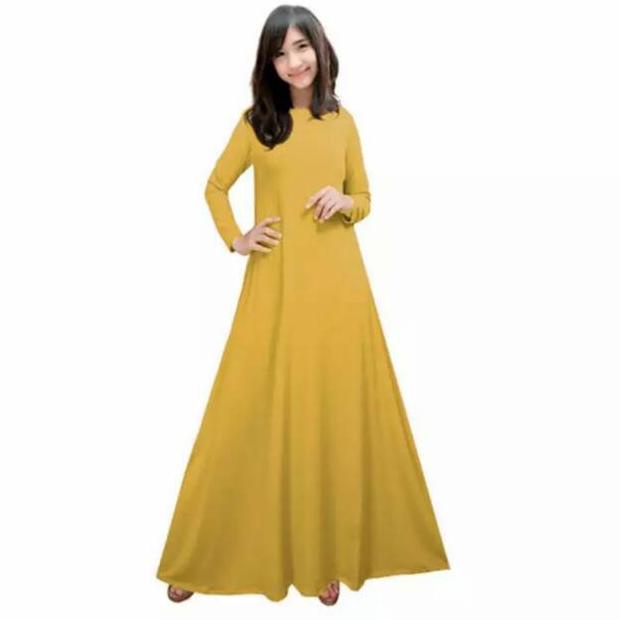 Promo Gamis Jersey Polos Busui Termurah Grosir Tanah Abang