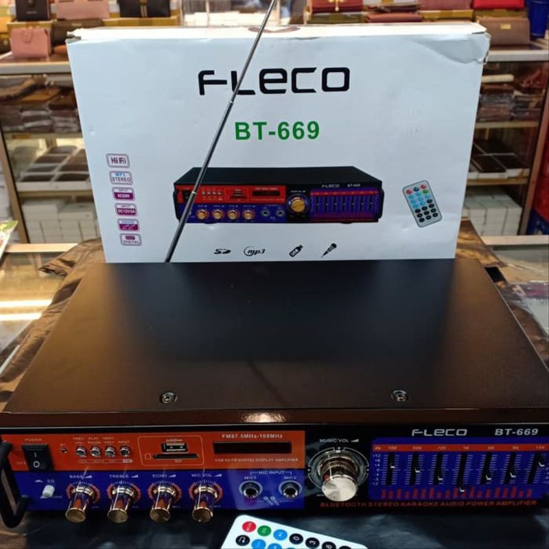 Amplifier Bluetooth Fleco BT 669 Termurah Dan Paling Bagus