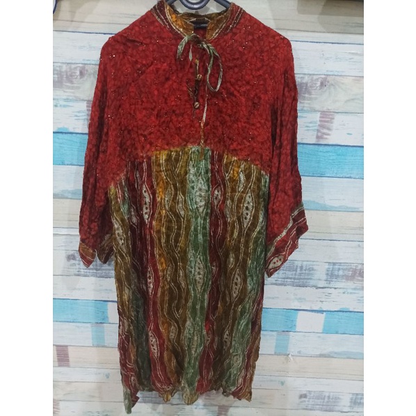 PRELOVED baju gamis Qonita BATIK