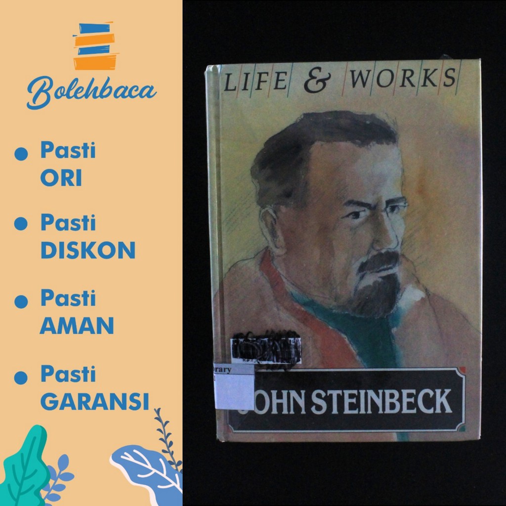 John Steinbeck - Life and Works by A. Susan Williams - Wayland. HARD COVER. BUKU IMPOR.