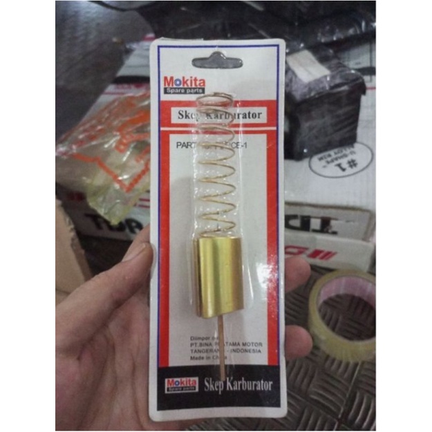 SKEP KARBURATOR FIZR FORCE ONE F1 FI SKEP KUNINGAN SKEP JARUM PER SKEP KUNINGAN ANTI BARET PISTON KA