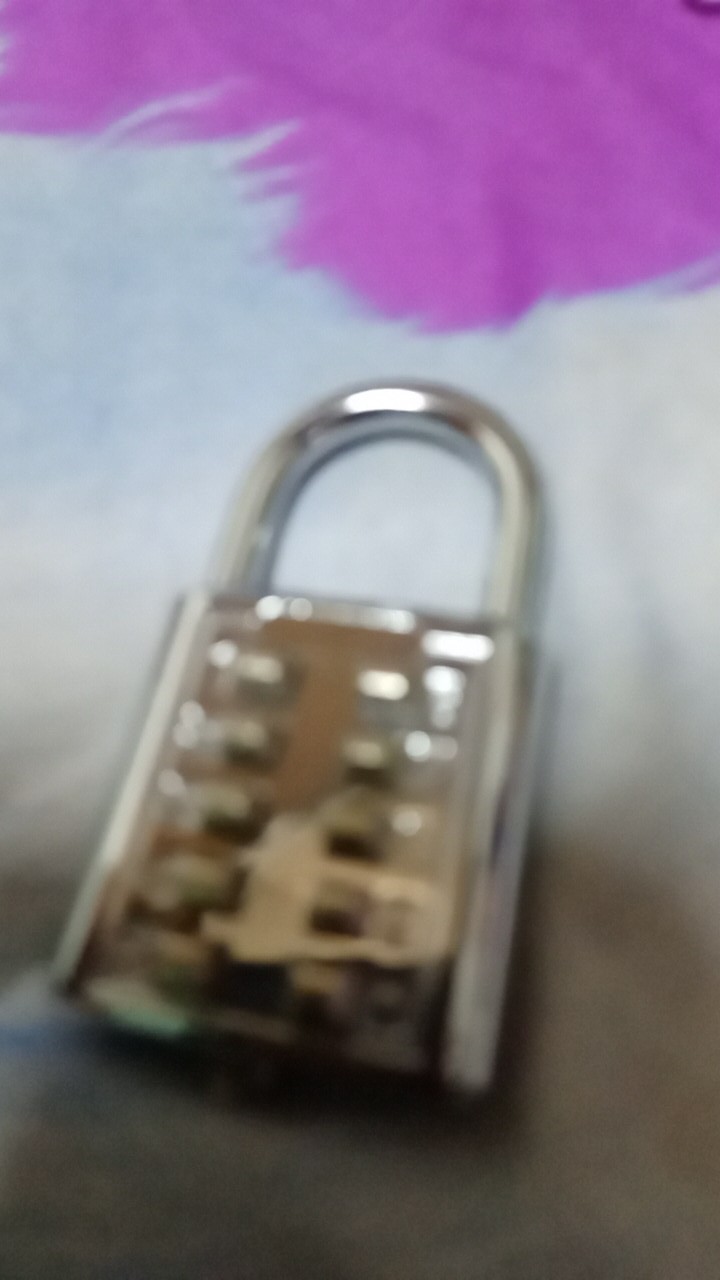 40mm 10 Digit Gembok Besi Silver Pin Digital Nomor Anti Maling Serbaguna Original