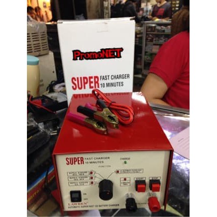 Otomotif - Charger Aki Portable - Aki Mobil Super Fast Charger 10 Menit Untuk Accu Aki 12V Produk