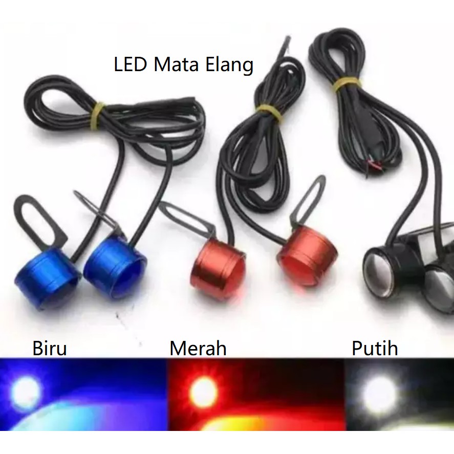 Jual Lampu Mata Elang SEPASANG LED Mata Elang Lampu Led Kolong Motor