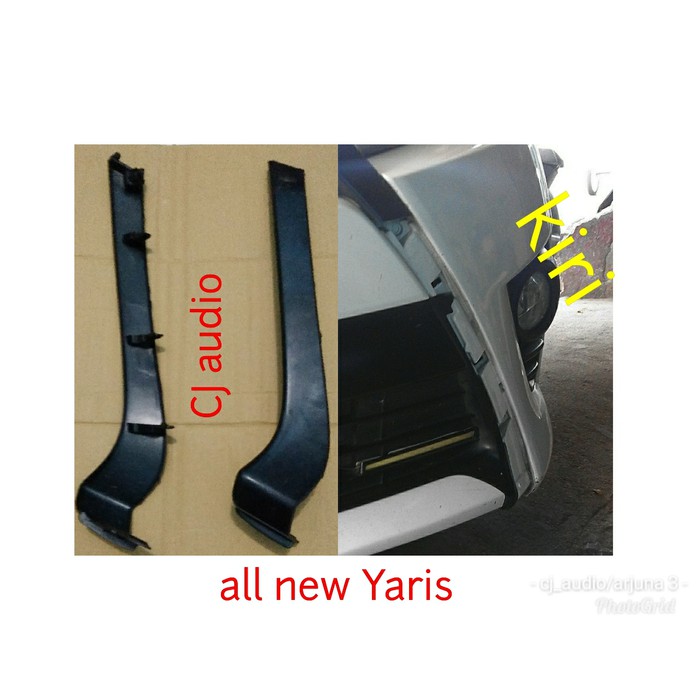 List lis grill bumper bemper depan all new yaris