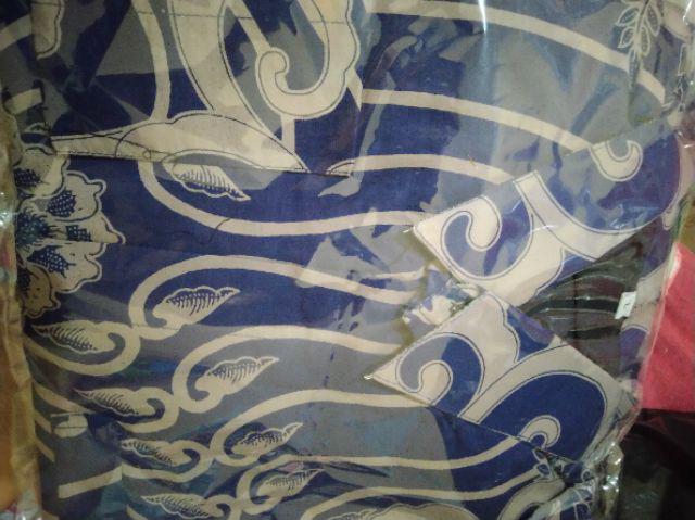 Kamandanu Blue Kemeja Batik Pria Lengan Panjang By Batik Anjani