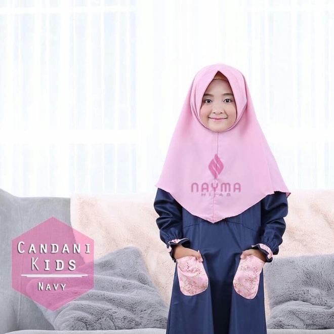JILBAB SET GAMIS CANDANI KIDS BY NAYMA