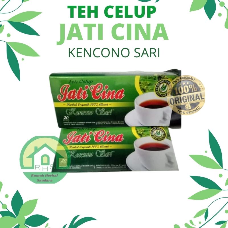 

Teh Jati Cina Kencono Sari celup asli original obat herbal alami