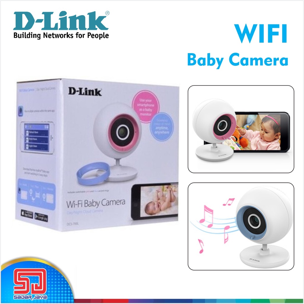 D-Link DCS-700L Webcam Wifi Baby Camera Kamera Pengintai Penjaga Bayi / Anak